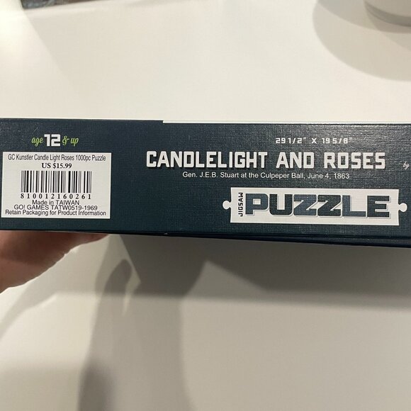 Candlelight & Roses 1000 Piece Puzzle - Picture 5 of 5